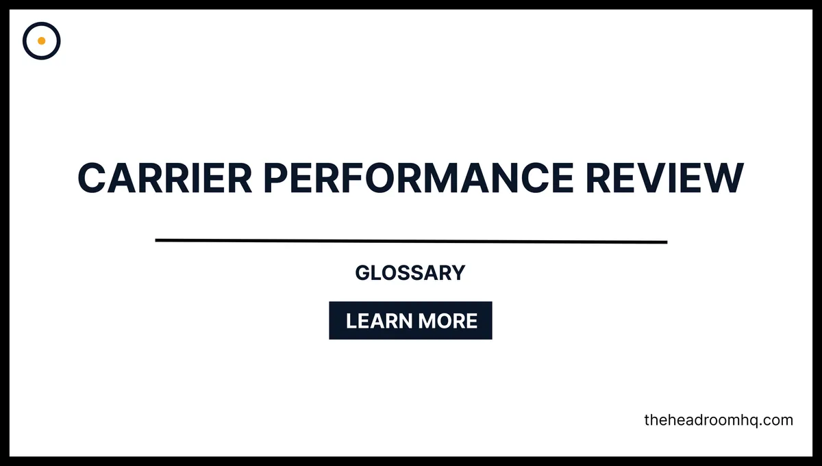 Carrier Performance Review