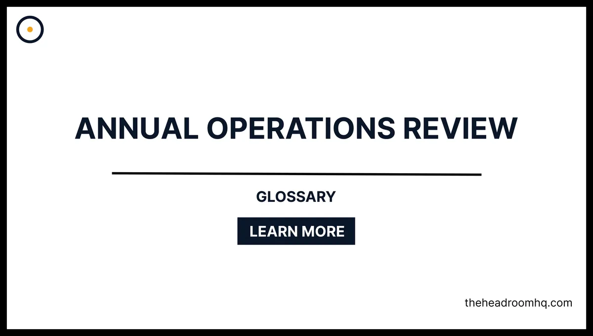 Annual Operations Review