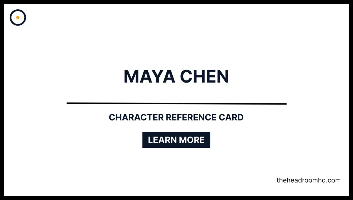 Maya Chen - Character Reference Card