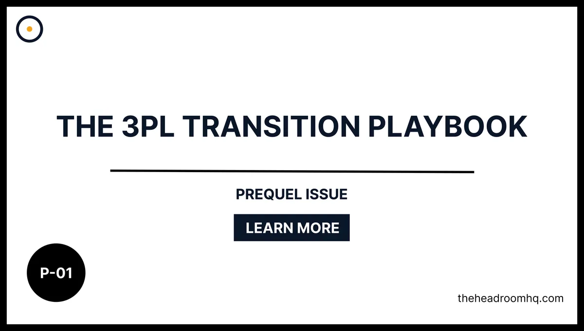 P-01 : The 3PL Transition Playbook