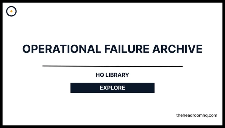 Operational Failure Archive