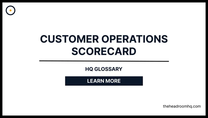 Customer Operations Scorecard