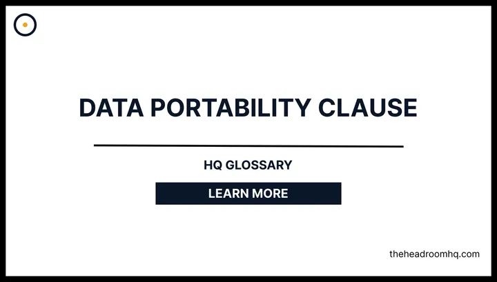 Data Portability Clause