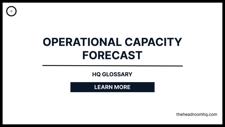 Operational Capacity Forecast