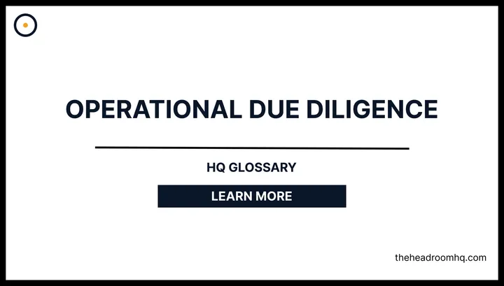 Operational Due Diligence