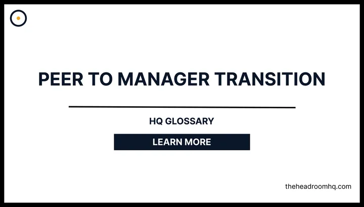 Peer-to-Manager Transition