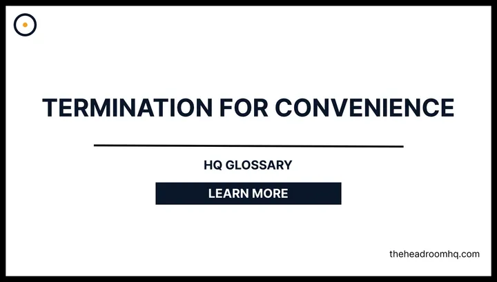 Termination for Convenience
