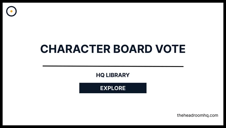 Character Board Vote