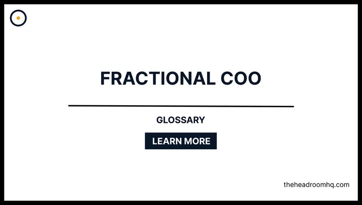 Fractional COO - Headroom HQ
