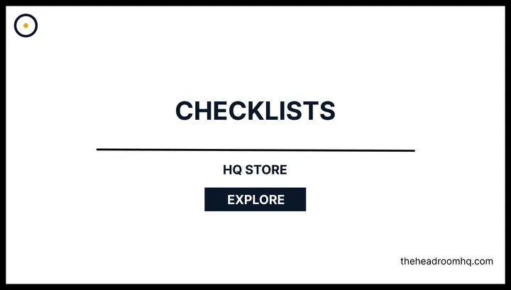 Checklists - Headroom HQ