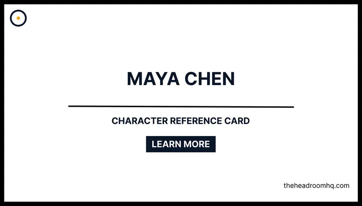 Maya Chen - Character Reference Card (HQ Vault)