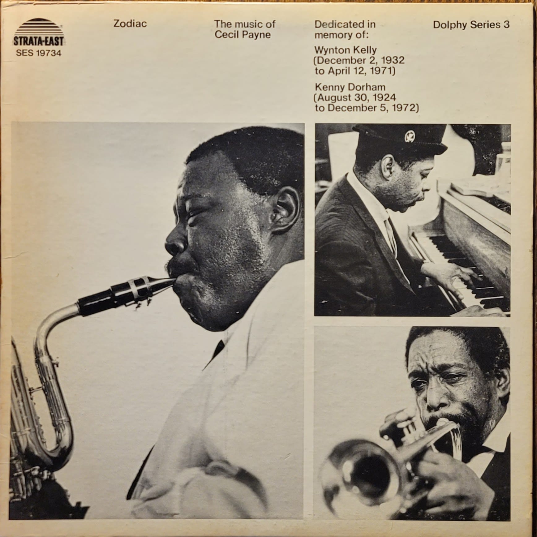 Cecil Payne — Zodiac — Original