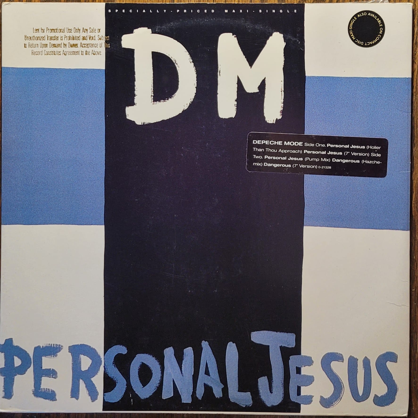 Depeche Mode — Personal Jesus — American Promo