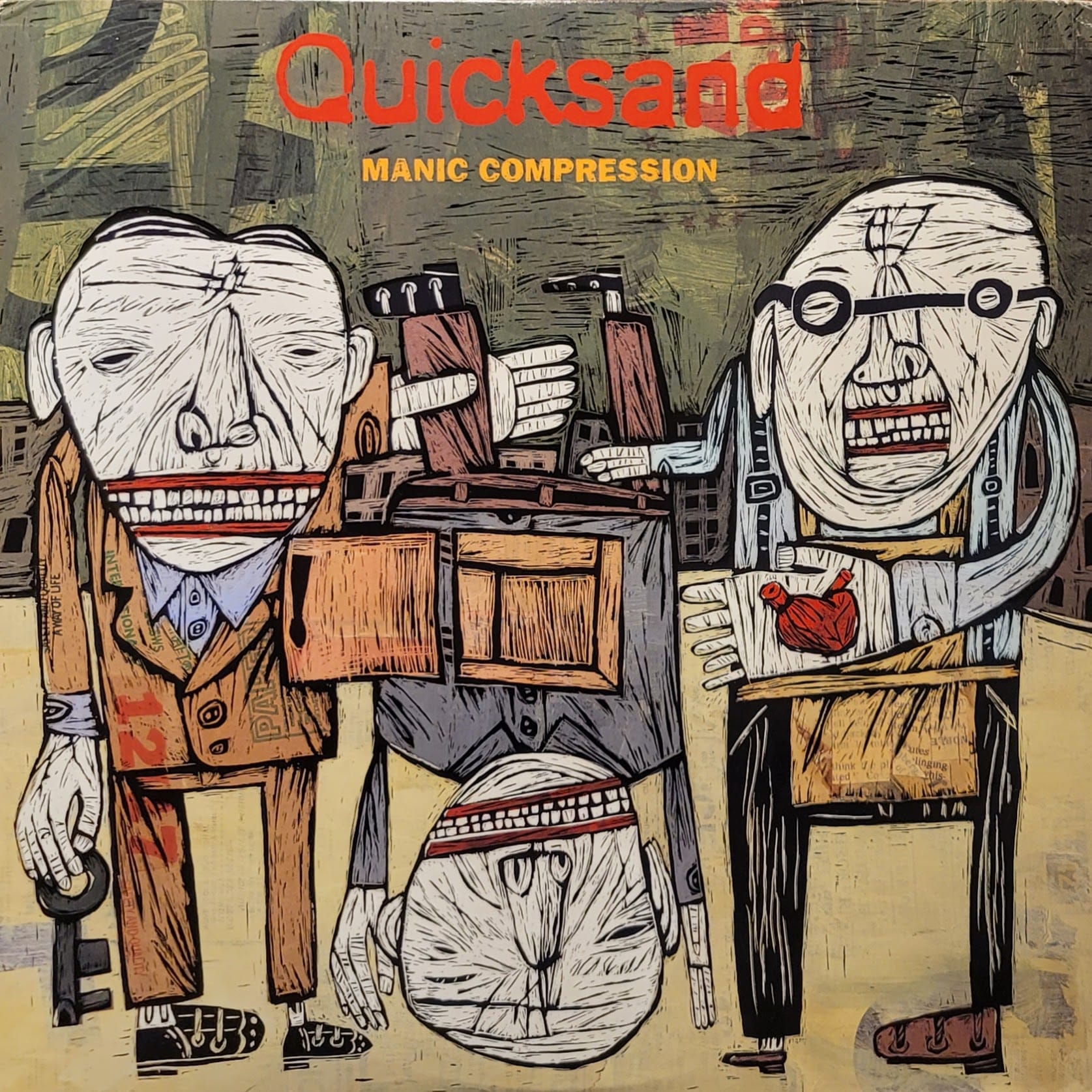 Quicksand — Manic Compression — White