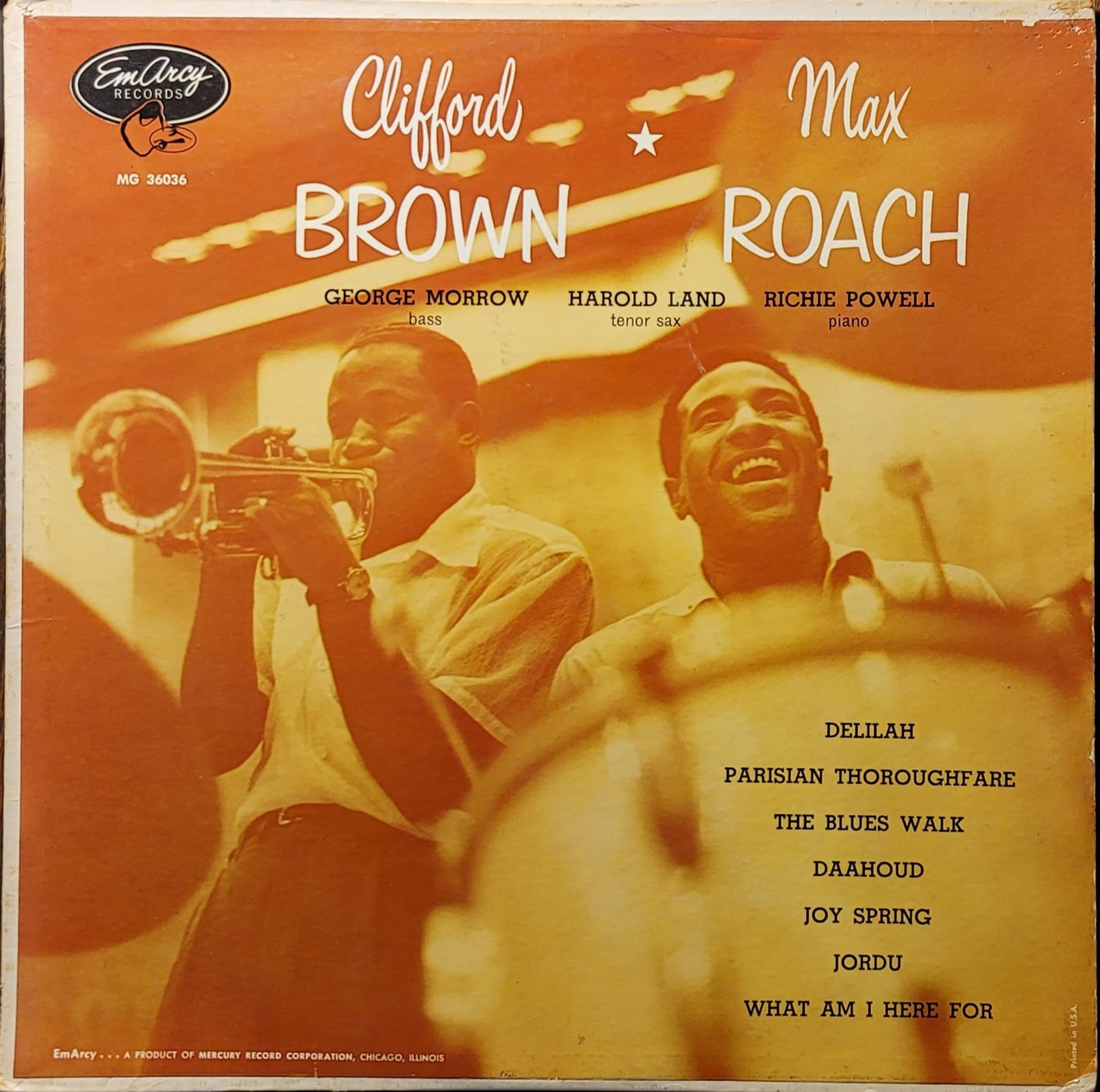 Clifford Brown And Max Roach - Self-titled - 1958