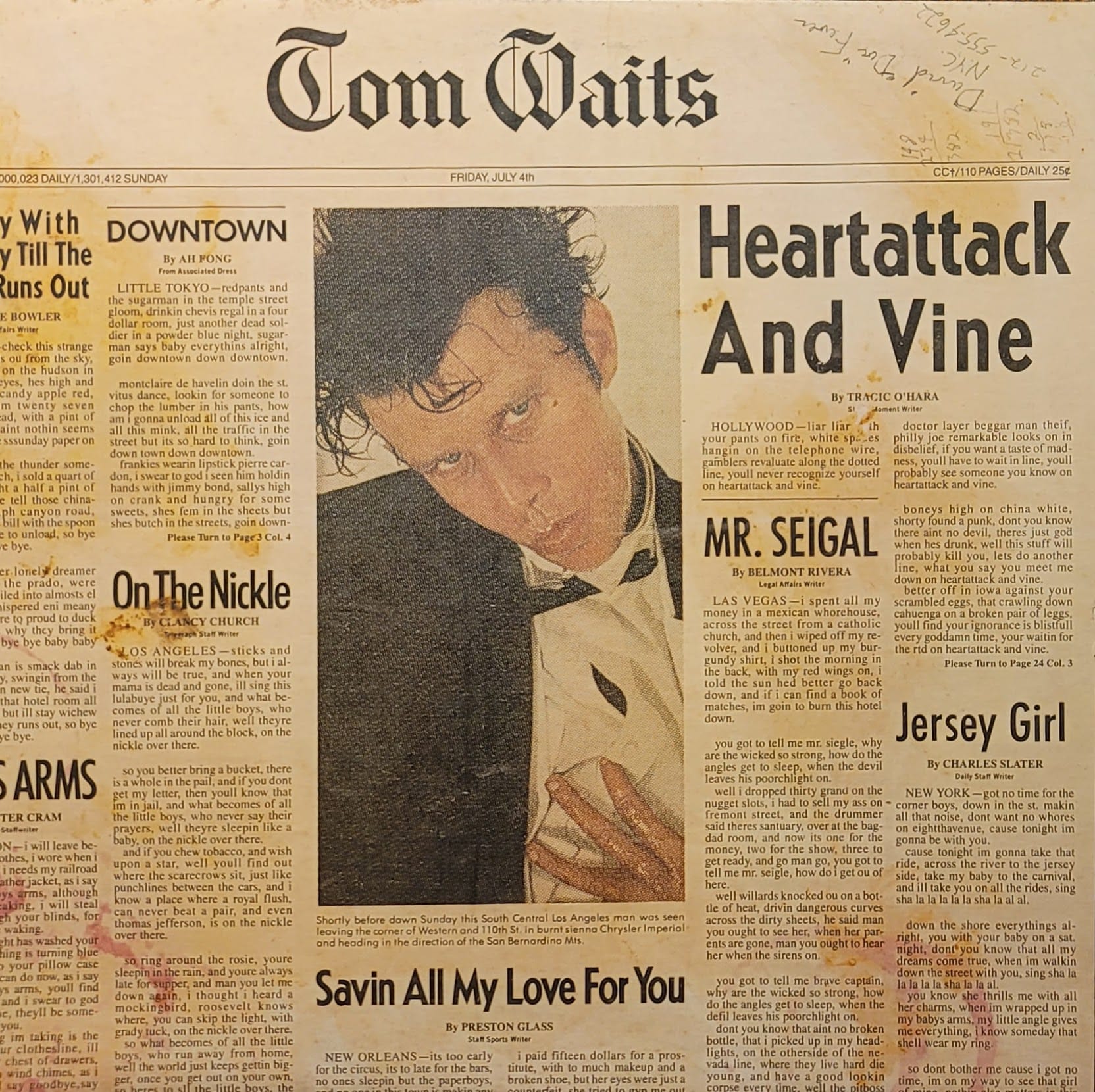 Tom Waits - Heartattack And Vine - Canada