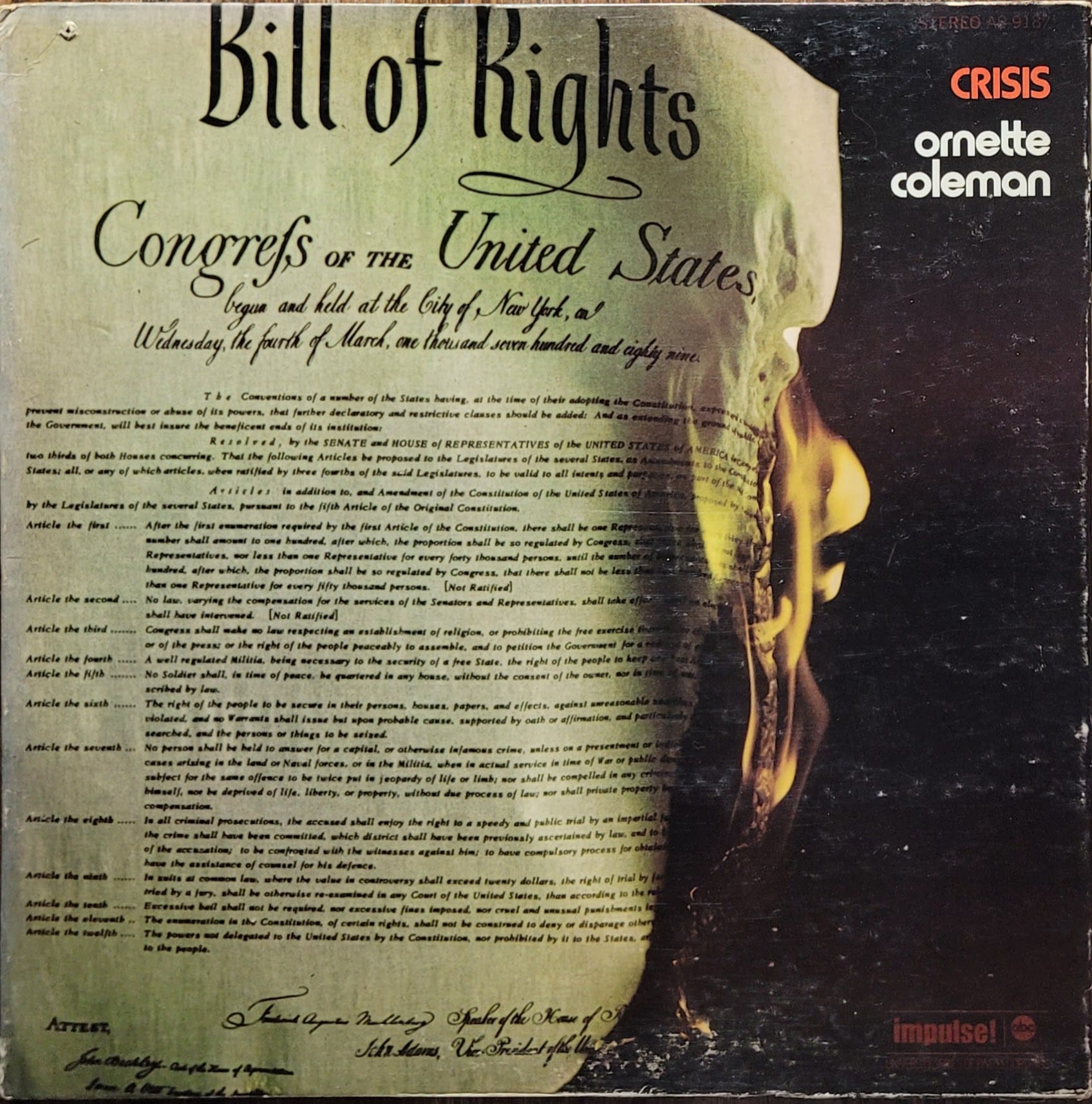 Ornette Coleman - Crisis - Original