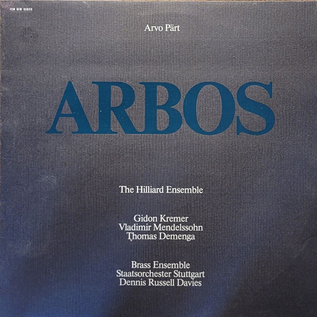 Arvo Part — Arbos — Original