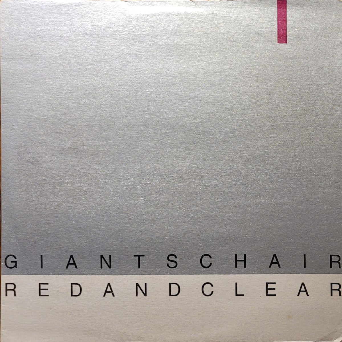 Giants Chair — Red And Clear — Original