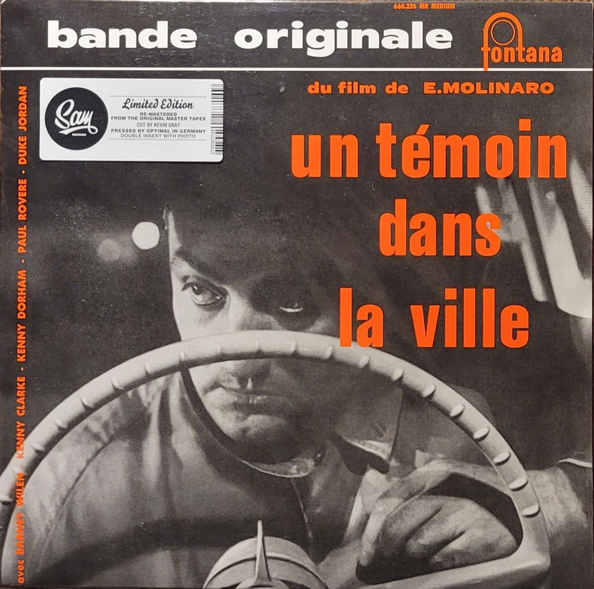 Barney Wilen – Un Témoin Dans La Ville - Sam