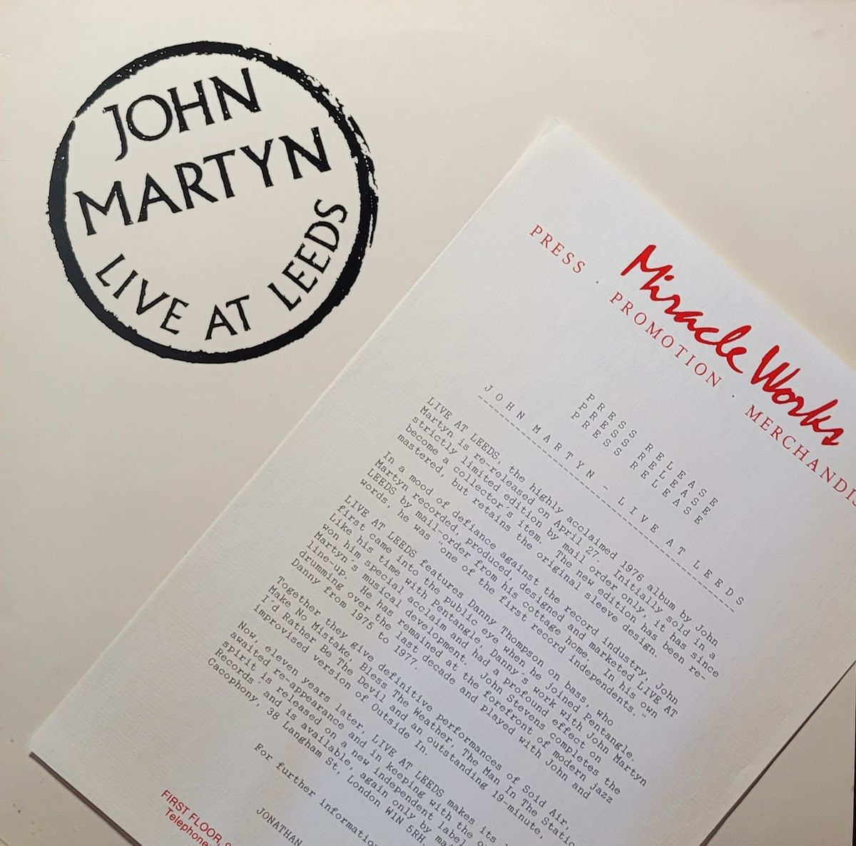 John Martyn - Live At Leeds - Promo