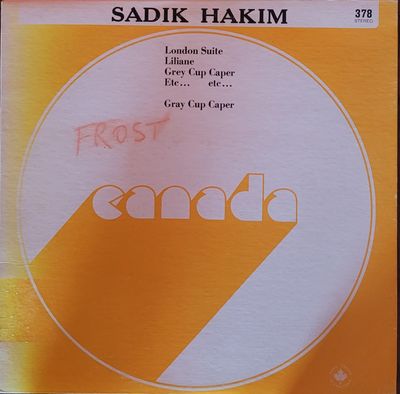 Sadik Hakim — Self-titled — 1973