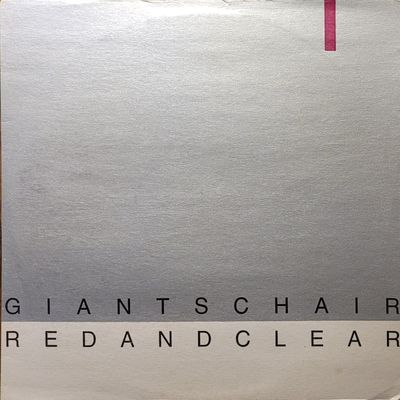Giants Chair — Red And Clear — Original