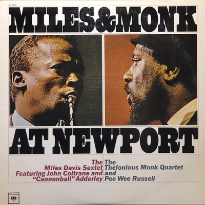 The Miles Davis Sextet Featuring John Coltrane And "Cannonball" Adderley / The Thelonious Monk Quartet And Pee Wee Russell - Miles & Monk At Newport - US