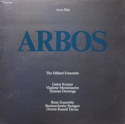 Arvo Pärt - Arbos - Original