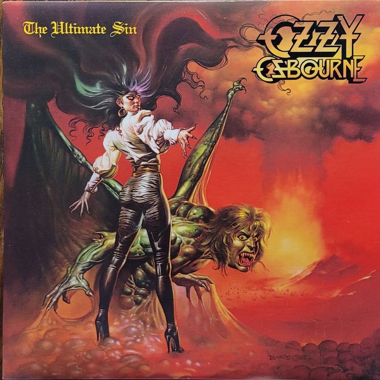 Ozzy Osbourne — The Ultimate Sin — Canadian Original