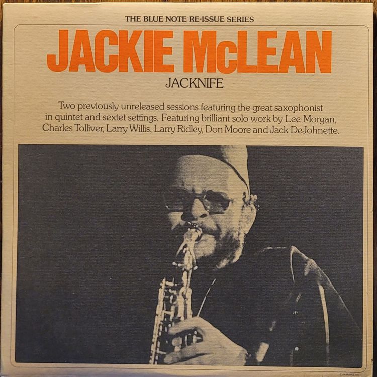 Jackie McLean — Jacknife — Original