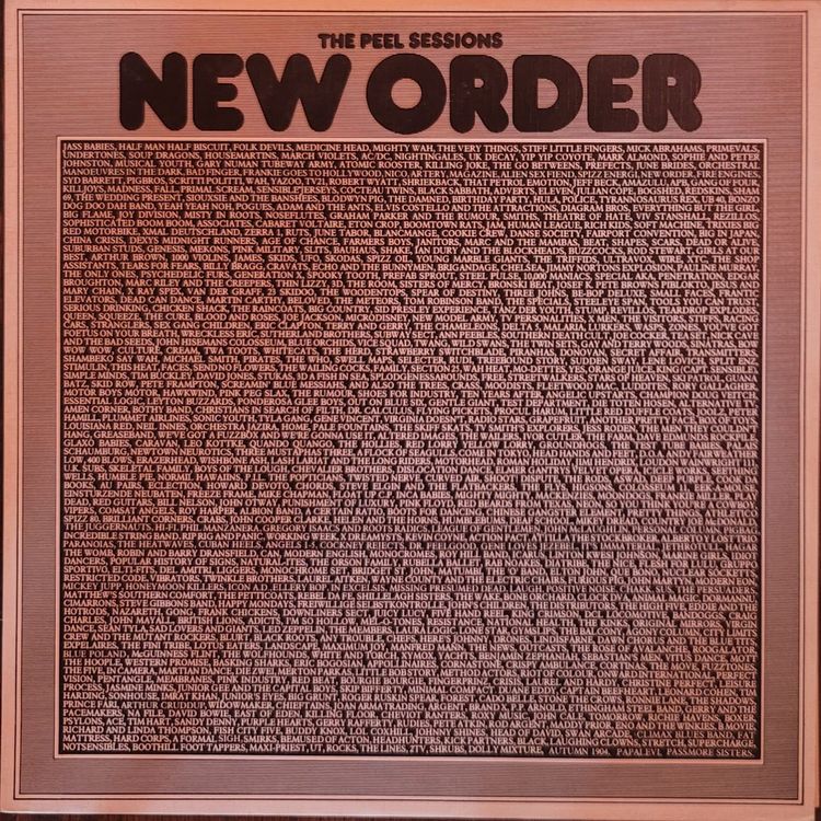New Order — Peel Sessions — UK Original