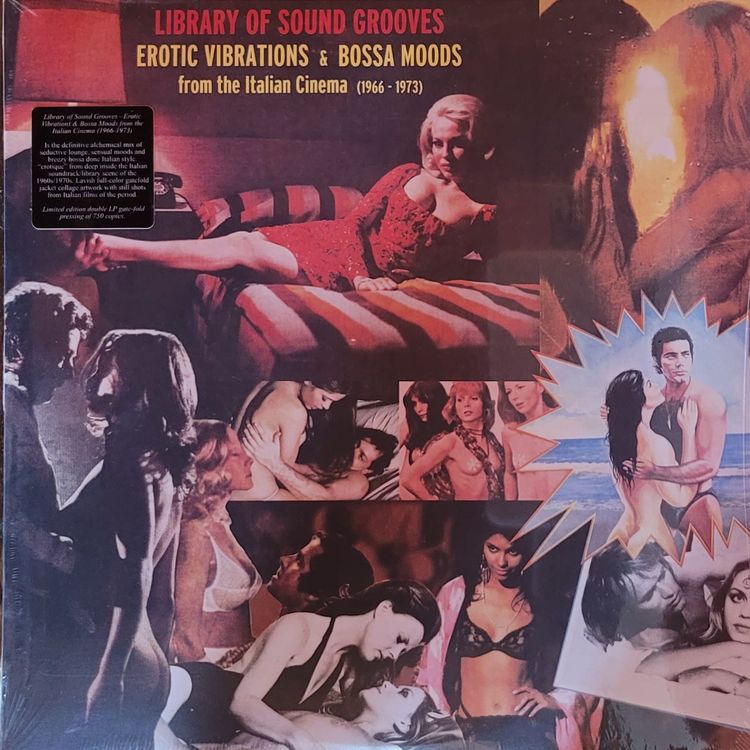 Various — Library Of Sound Grooves: Erotic Vibrations & Bossa Moods From The Italian Cinema — Original