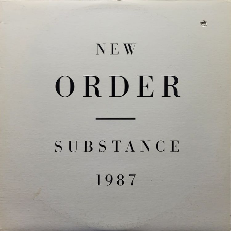 New Order — Substance 1987 — Canada