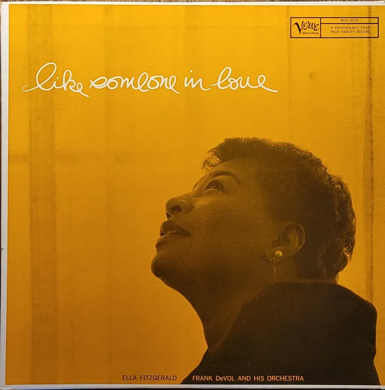 Ella Fitzgerald, Frank DeVol And His Orchestra ‎- Like Someone In Love - Original