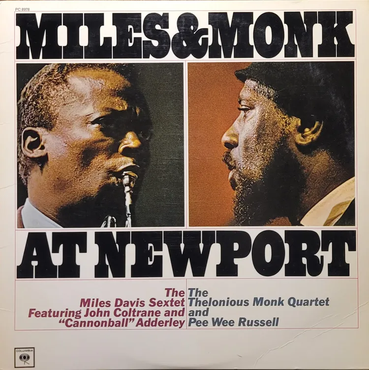 The Miles Davis Sextet Featuring John Coltrane And "Cannonball" Adderley / The Thelonious Monk Quartet And Pee Wee Russell - Miles & Monk At Newport - US