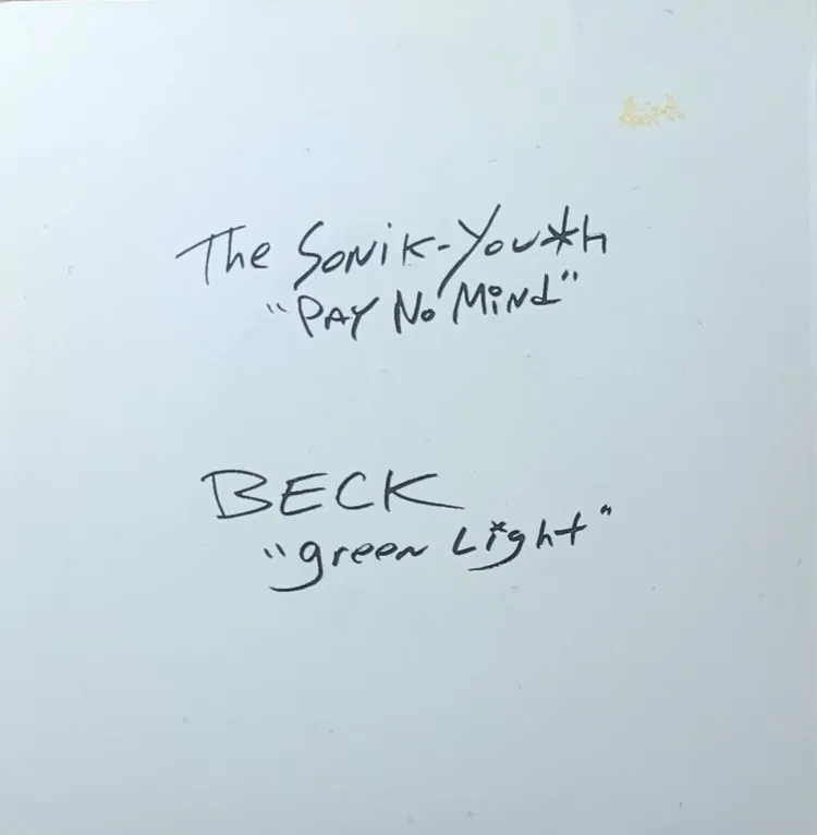The Sonik-Youth / Beck - Pay No Mind / Green Light - Original