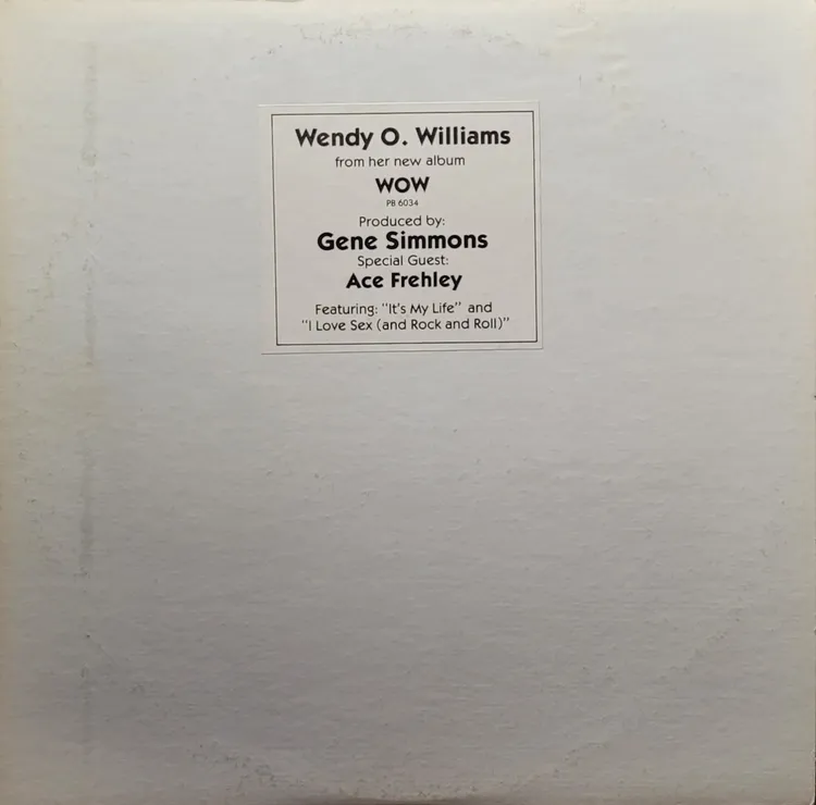 Wendy O. Williams - It's My Life - Promo