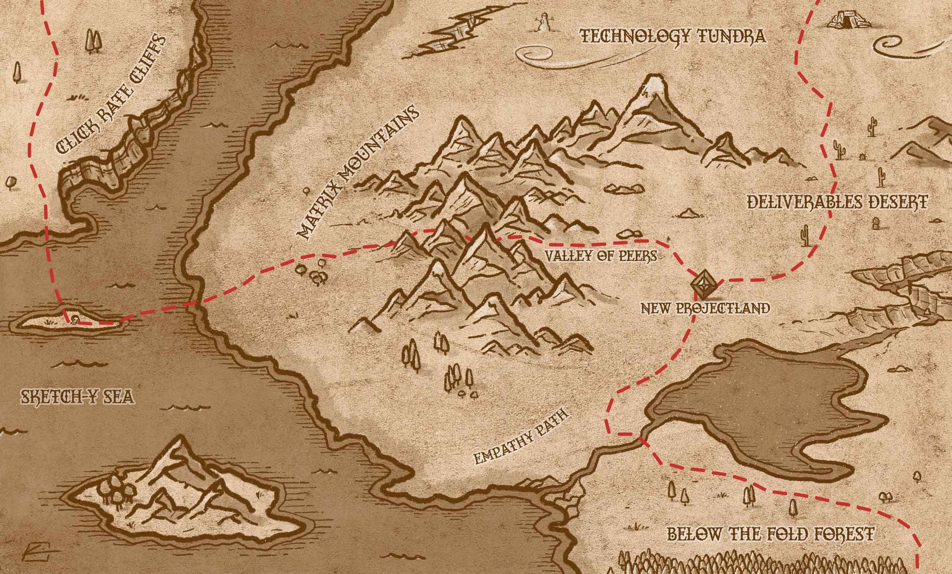 Fantasy Map for Web Designers