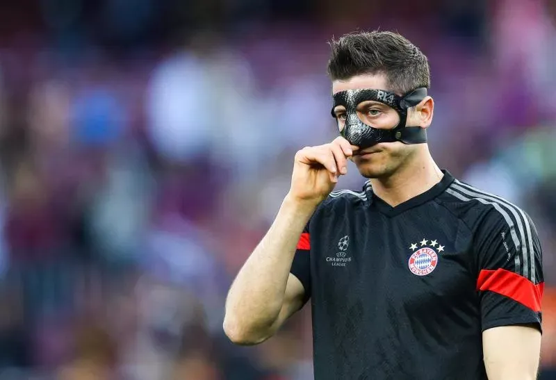 Robert Lewandowski - 06.05.2015 - Barcelone / Bayern Munich - 1/2Finale Aller Champions League Photo : Saqqa / Firo / Icon Sport - Photo by Icon Sport