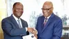 Alassane Ouattara et Raphaël Lakpé