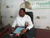 Gnamien Konan lors d'une conférence de presse le 06 juin 2018 à Abidjan au siège de La Nouvelle Côte d'IvoireGnamien Konan lo