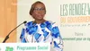 Kandia Camara, ministre de l'Education nationale, le 22 février 2019 lors des "Rendez-vous du gouvernement"