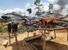Orpaillage clandestin : du matériel saisi et brûlé à Alépé