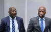 Laurent Gbagbo et Charles Blé Goudé lors du procès à la CPI
