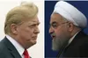 Hassan Rohani, Président d'Iran et Donald Trump, Président Américain
