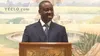 Guillaume Soro, en conference de presse à Paris, le 17 septembre 2020