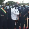 Inauguration de 7 Km de bitume à Sinématiali par le président Ouattara