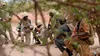 Des soldats lors d'une attaque terroriste