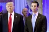 Le fils aîné de Donald Trump testé positif au Covid-19